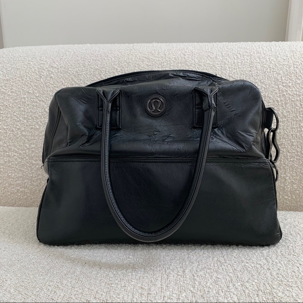 Lululemon Black Duffel Bag